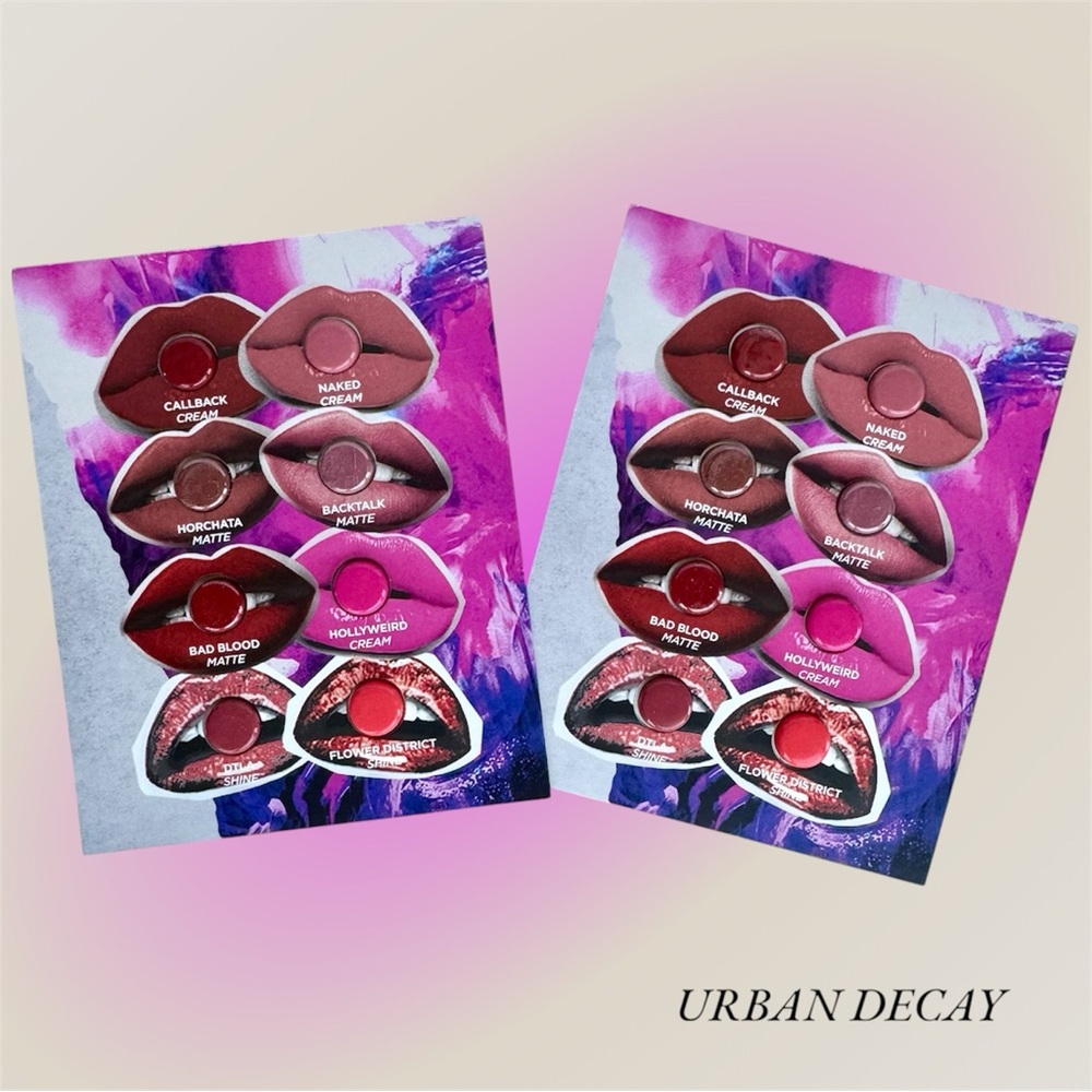 Urban Decay Vice High Impact Lipstick Backtalk/Hollyweird/Flower District/DTLA